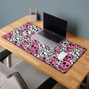 Motif crâne gothique rose Imprimer