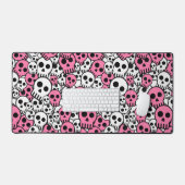 Motif crâne gothique rose Imprimer (Clavier et souris)