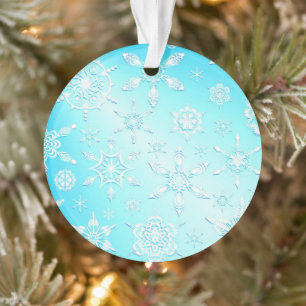 Motif Crystal Snowflakes