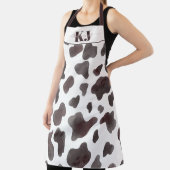 Motif cuir de vache mignon | Tablier monogramme (Insitu)