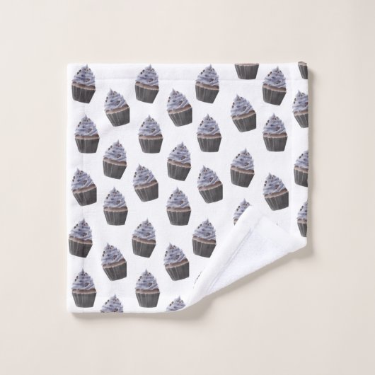 Motif Cupcake (Gant de toilette)