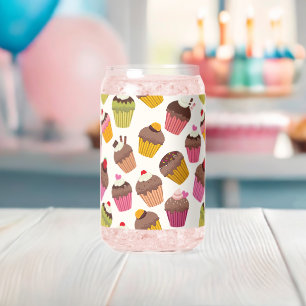 Motif Cupcake, Motif Muffin, Chocolat, Cœurs