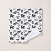 Motif Cute Corgi (Gant de toilette)