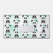 Motif Cute Panda (Mint Green) (Clavier et souris)