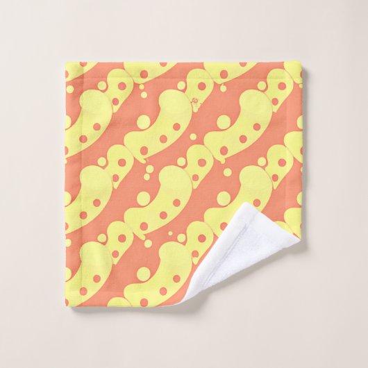 Motif d'abstraction coloré éblouissant (Gant de toilette)