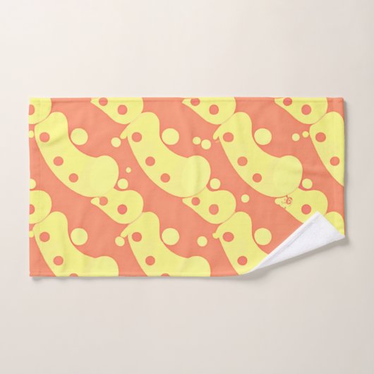 Motif d'abstraction coloré éblouissant (Serviette à main)