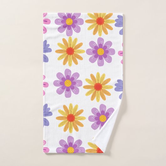 Motif Daisy (Serviette à main)