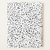 Motif dalmate Noir et Blanc planificateur (Dos)