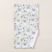 Motif d'alpaga de griffonnage (Serviette à main)