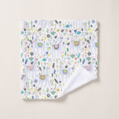 Motif d'alpaga de griffonnage (Gant de toilette)