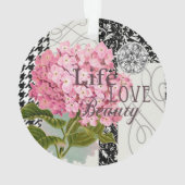 Motif Damas Décor Floral Joli (dos)