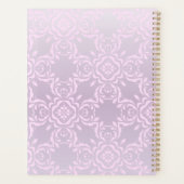 Motif damas rose pâle luxueux et romantique (Dos)