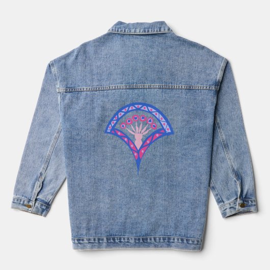 motif damassé floral bleu (Verso)