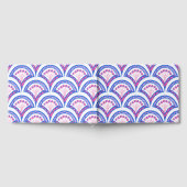 motif damassé floral bleu (Complet)