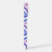 motif damassé floral bleu (Côté droit)