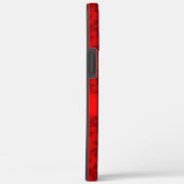 Motif damassé rouge coque iphone personnalisé (Verso / Droite)