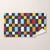 Motif damier coloré (Serviette à main)