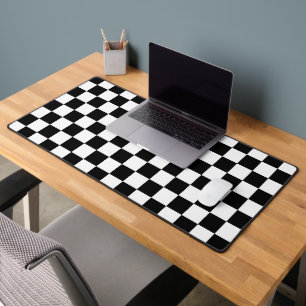 Motif damier noir et blanc