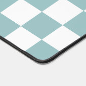 Motif Damier Turquoise Mignon Nom (Coin)