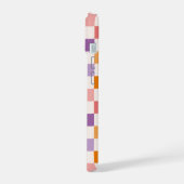 Motif damier vibrant (Côté gauche)