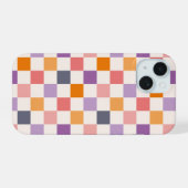 Motif damier vibrant (Verso Horizontal)