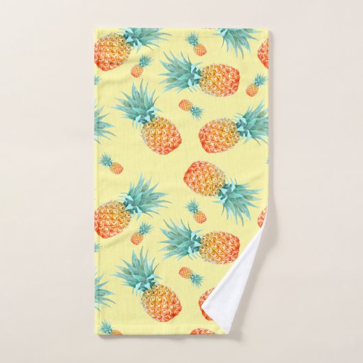 Motif d'ananas (Serviette à main)