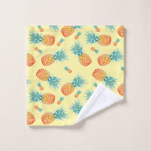 Motif d'ananas (Gant de toilette)