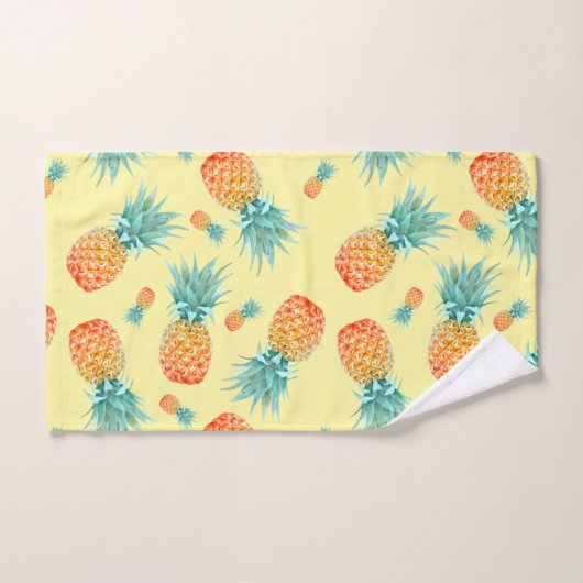 Motif d'ananas (Serviette à main)