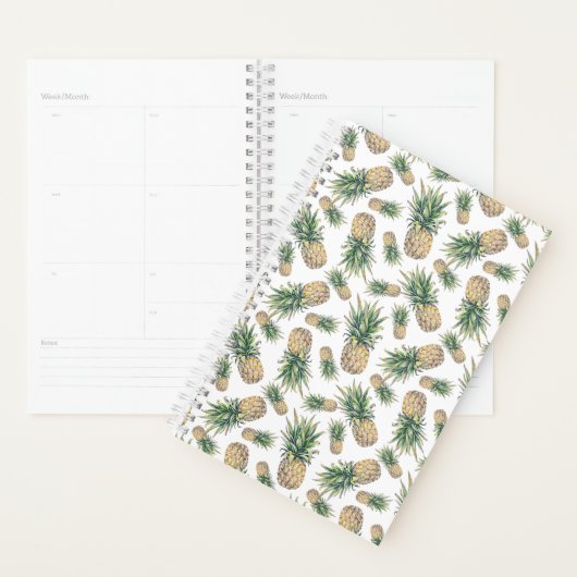 Motif d'ananas aquarelle (Devant avec enveloppe)
