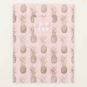 Motif d'ananas doré et broussailleux (Devant)