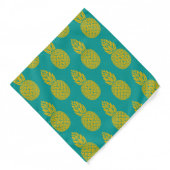 Motif d'ananas hawaïen tropical Bandana (Front)