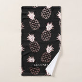 Motif d'ananas mignon (Serviette à main)