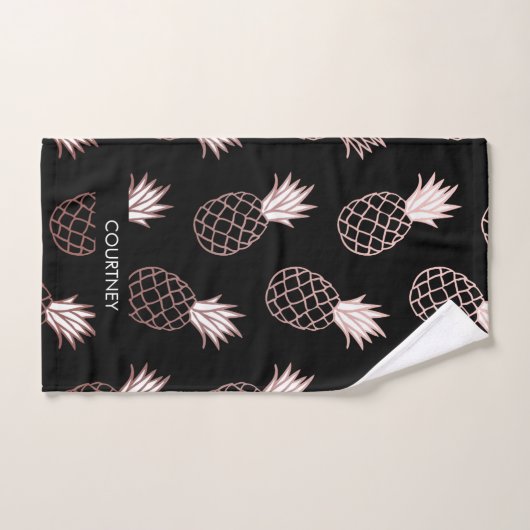 Motif d'ananas mignon (Serviette à main)