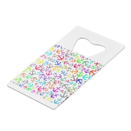 Motif d'Ancre de bateau coloré (Dos Angle)