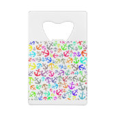 Motif d'Ancre de bateau coloré (Dos)