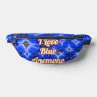 Motif d'anémone du Jardin bleu
