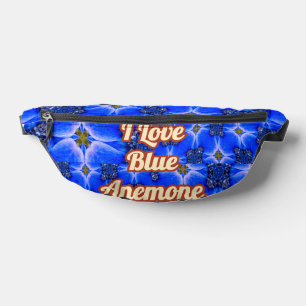 Motif d'anémone du Jardin bleu