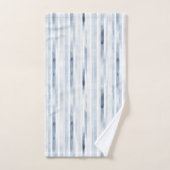Motif d'aquarelle bleu minimaliste (Serviette à main)