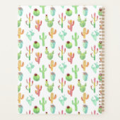 Motif d'aquarelle Cactus Pastel (Dos)