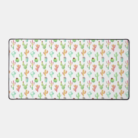 Motif d'aquarelle Cactus Pastel (Recto)