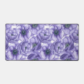 Motif d'aquarelle de fleurs d'anémone violet (Recto)