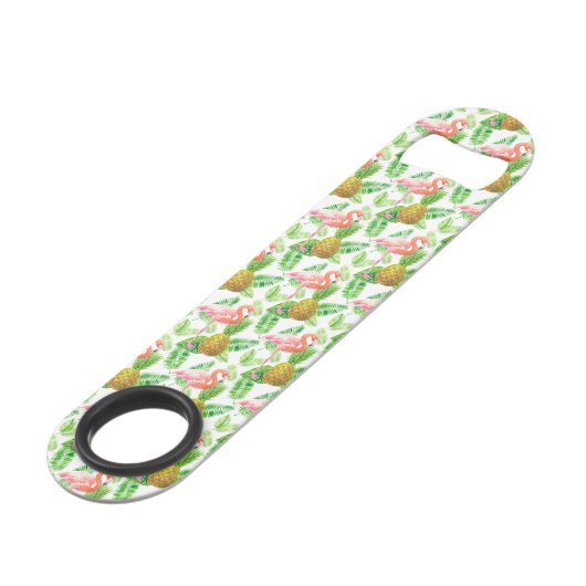 Motif d'aquarelle de jardin tropical (Devant angulaire)