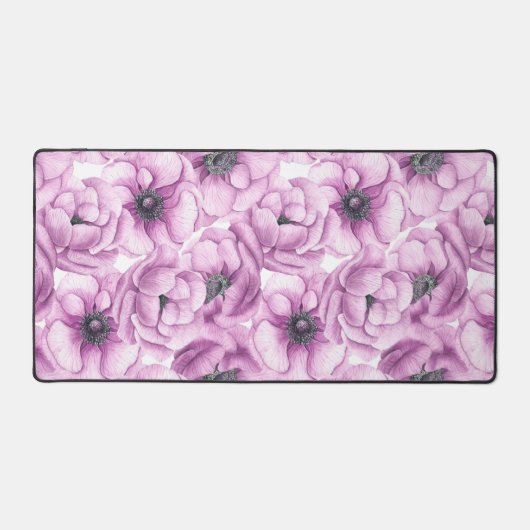 Motif d'aquarelle des fleurs d'anémone (Recto)