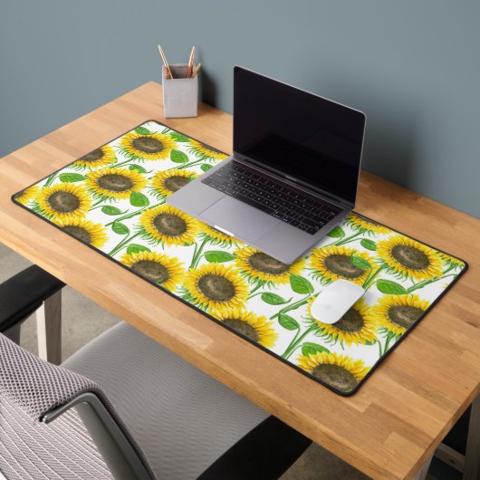 Motif d'aquarelle des tournesols (Bureau 2)