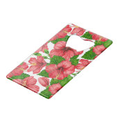 Motif d'aquarelle d'hibiscus rouge (Devant Angle)