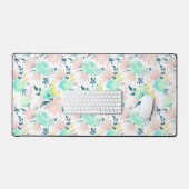 Motif d'aquarelle florale (Clavier et souris)