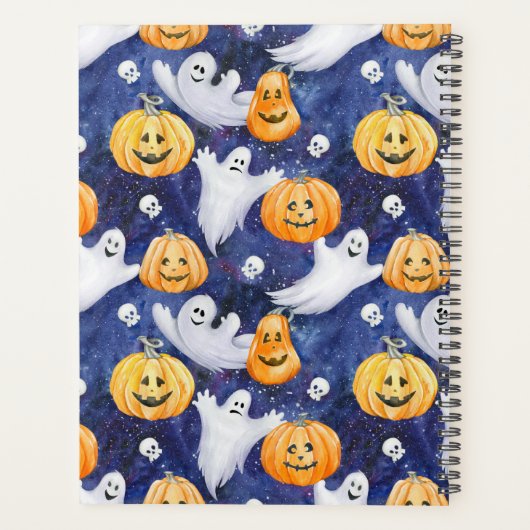 Motif d'aquarelle Halloween (Dos)