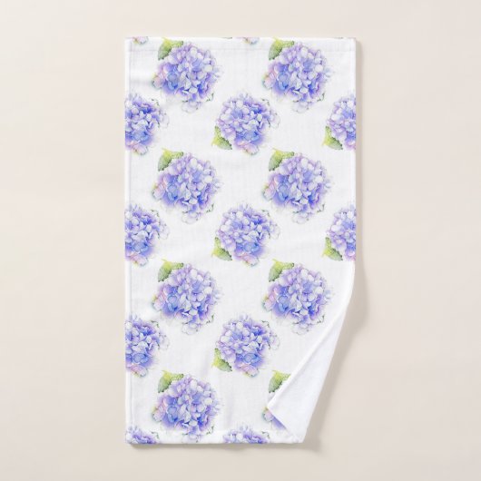 Motif d'aquarelle Hydrangea (Serviette à main)