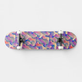Motif d'aquarelle multicolore - Skateboard (Horz)