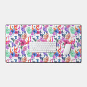 Motif d'aquarelle tropicale (Clavier et souris)